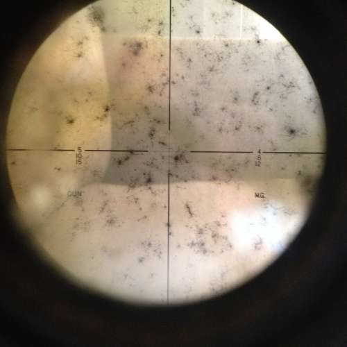 WORLD WAR TWO BRITISH ARMY TANK GUN SIGHT DATED 1941 WW2